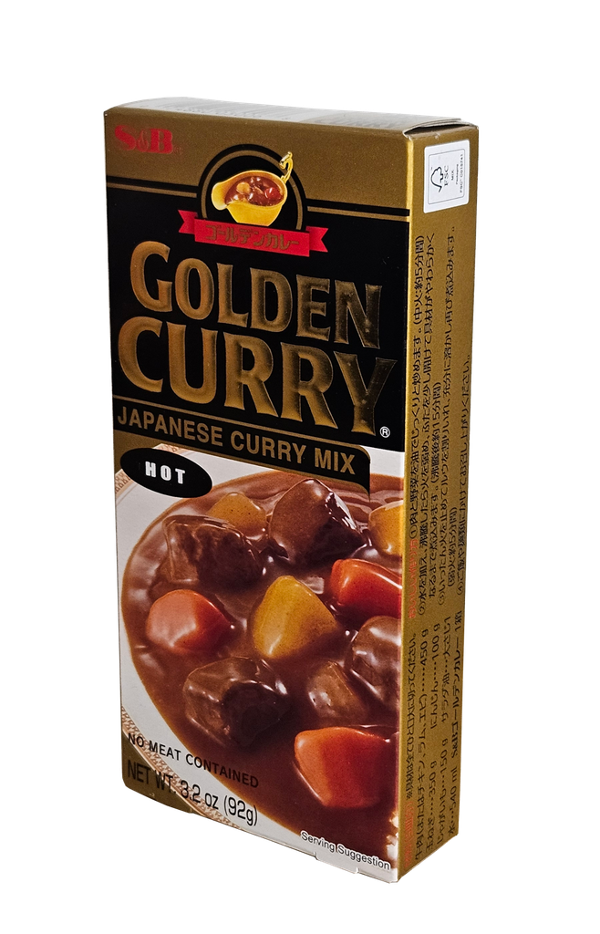 Golden Curry Hot 92g (S&B)