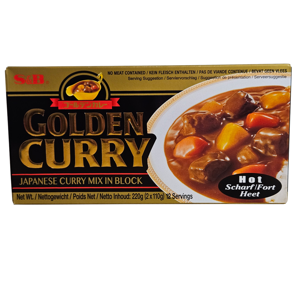 [CU005] Golden Curry Hot 220g (S&B)