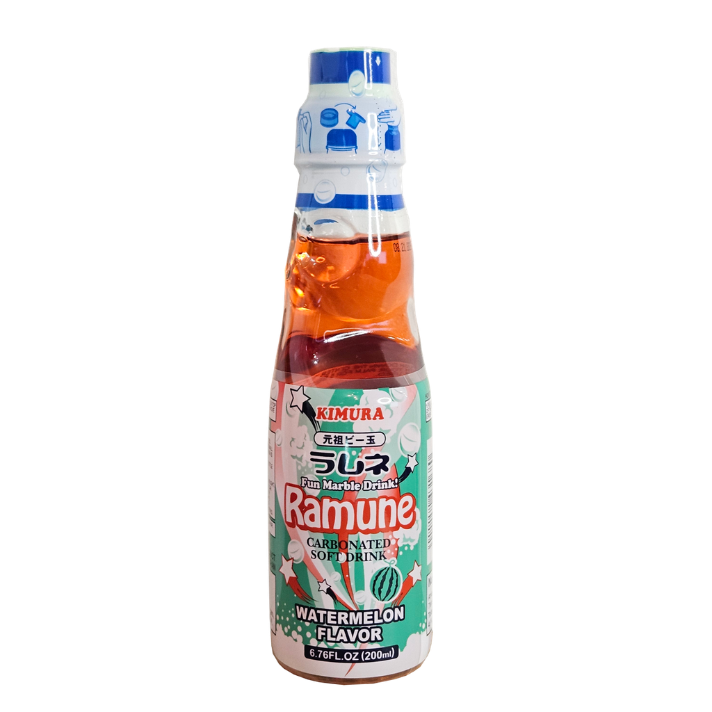 [DS004] ラムネ スイカ味 200ml (木村飲料)