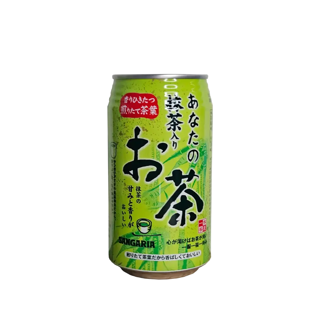 [TE007] あなたのお茶抹茶入り 340ml（サンガリア）