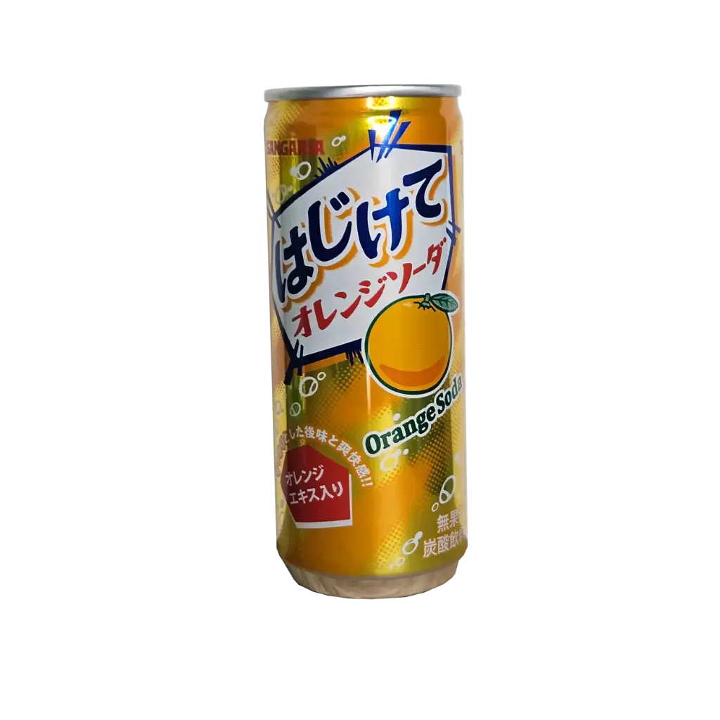 [DS031] はじけてオレンジソーダ 250ml（サンガリア）